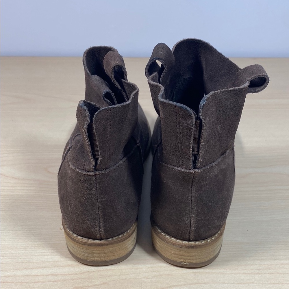 Diba Plane to See Brown Suede Slip on Ankle Boots - Picture 3 of 10